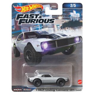1967 Chevy Camaro Offroad Fast & Furious Premium 2023 in 1:64 Hot Wheels HNW47 HNW46