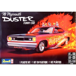 70 Plymouth Duster Funny Car 1:24 Model Kit Bausatz Revell 4528