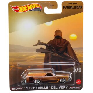 70 Chevy Chevelle Delivery Star Wars The Mandalorian 1:64 Hot Wheels HKD04 DLB45
