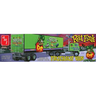 Fruehauf Van Trailer Rat Fink Anhänger 1:25 AMT Model Kit Bausatz AMT1292