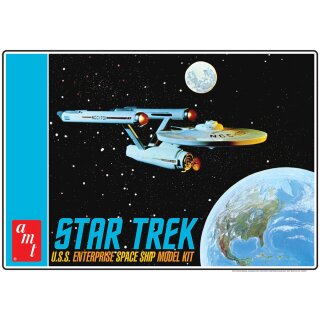 Star Trek Classic U.S.S. Enterprise NCC 1701 in 1:650 AMT Model Kit Bausatz AMT1296