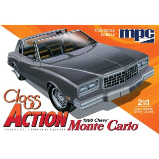 1980 Chevy Monte Carlo Class Action  + Chopper & Trailer 1:25 MPC Model Kit Bausatz MPC967
