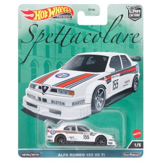 Alfa Romeo 155 V6 Ti Spettacolare 2023 Car Culture 1:64 Hot Wheels HKC48 FPY86