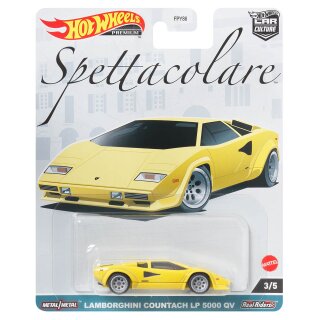 Lamborghini Countach LP 5000 QV Spettacolare 2023 Car Culture 1:64 Hot Wheels HKC47 FPY86
