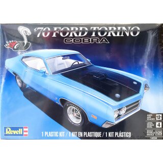 70 Ford Torino Cobra 1:25 Model Kit Revell 4534