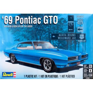 69 Pontiac GTO 1:24 Model Kit Bausatz Revell 4530