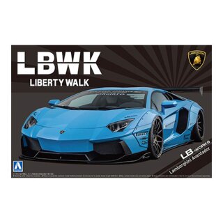 Lamborghini Aventador LB Works Ver. 1 in 1:24 Model Kit Aoshima 059890