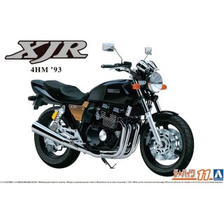 1993 Yamaha XJR 400 4HM Bike Motorrad 1:12 Model Kit Bausatz Aoshima 063033