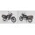 1981 Kawasaki Z400FX KZ400E Bike 1:12 Model Kit Aoshima 064443