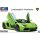 Lamborghini Aventador Green Prepainted 1:24 Model Kit Aoshima 062036