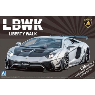 Lamborghini Aventador LB Works Limited Edition 1:24 Model Kit Aoshima 059937