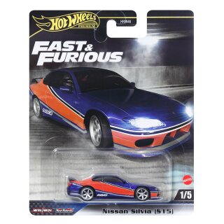 Nissan Silvia S15 Fast & Furious Premium 2024 in 1:64 Hot Wheels HYP73 HNW46