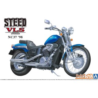 1998 Honda Steed VLS NC37 Bike Motorrad 1:12 Model Kit Bausatz Aoshima 066089
