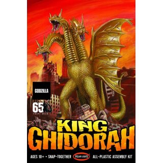 King Ghidorah Godzilla 65 Snap 1:350 Model Kit Polar Lights POL962