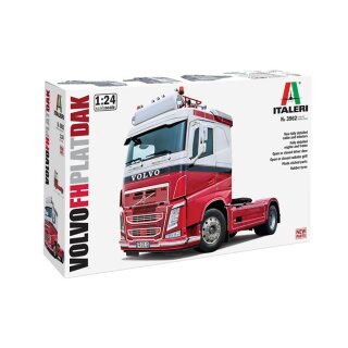 Volvo FH Plat Dak Truck LKW 1:24 Model Kit Bausatz Italeri 3962