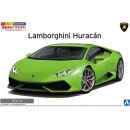 2014 Lamborghini Huracan Green Prepainted 1:24 Model Kit...