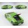 2014 Lamborghini Huracan Green Prepainted 1:24 Model Kit Aoshima 066423