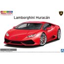 2014 Lamborghini Huracan Red Prepainted 1:24 Model Kit...