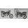 1989 Kawasaki ZEPHYR ZR400C Bike Motorrad 1:12 Model Kit Bausatz Aoshima 063958
