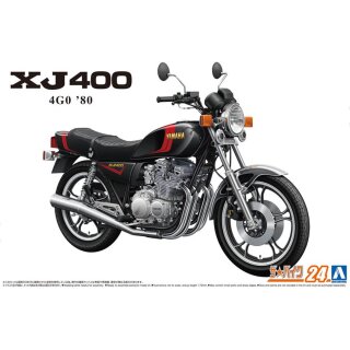 1980 Yamaha XJ400 4G0 Bike Motorrad 1:12 Model Kit Bausatz Aoshima 063675