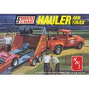 1953 Ford Pickup Modified Stocker + Hauler 1:25 AMT Model...