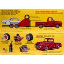 1953 Ford Pickup Modified Stocker + Hauler 1:25 AMT Model...