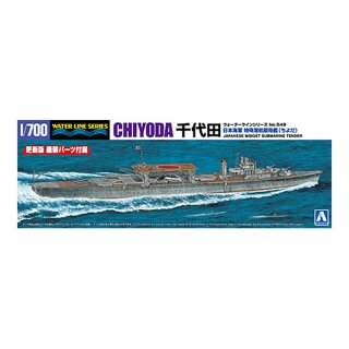 I.J.N Chiyoda Submarine Carrier Flugzeugträger 1:700 Model Kit Bausatz Aoshima 069653