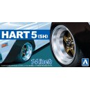 14 Zoll Hart 5 (5H) Felgen & Reifen Set 1:24 Model...