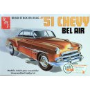 1951 Chevy Bel Air Stock Drag 1:25 AMT Model Kit Bausatz...