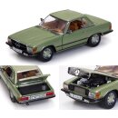 1977 Mercedes-Benz 350 SL Hard Top Coupe Silbergrün grün 1:18 Sun Star 4569