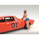 Car Wash Girl Jennifer (Modell Figur) 1:24 American Diorama Figure NEU AD-23945