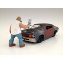 Mechaniker Lackierer Van Go (Modell Figur) 1:24 American...