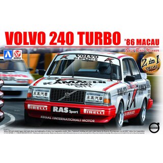 Volvo 240 Turbo 86 Macau GP Guia 1:24 Model Kit Bausatz Beemax Aoshima 098257