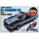 1986 Chevy El Camino SS + Trail Dirt Bike 1:25 MPC Model Kit MPC888
