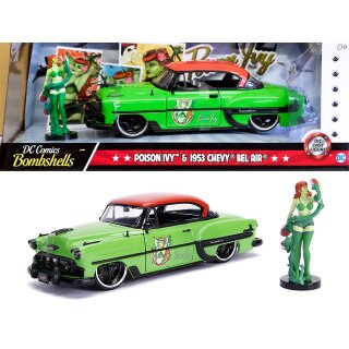 Poison Ivy & 1953 Chevy Bel Air DC Comics Bombshells 1:24 Jada Toys 30455
